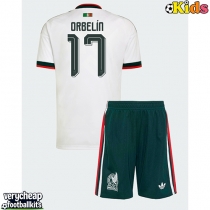 Mexico Orbelin Pineda #17 Replica Away Minikit World Cup 2026 Short Sleeve (+ pants)